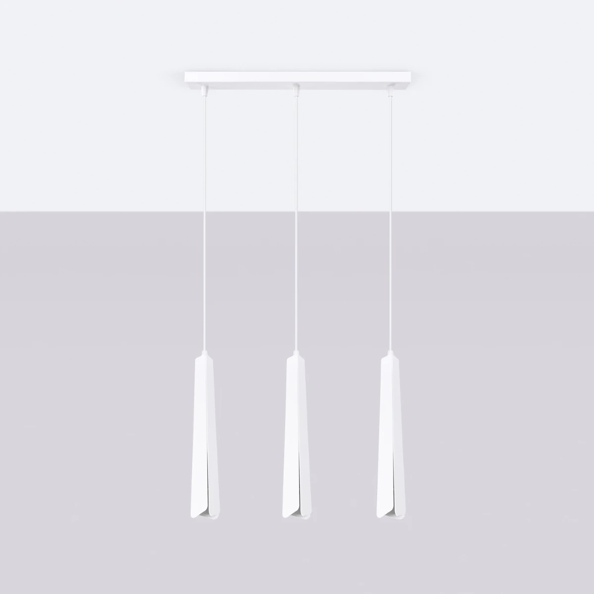 Lampa wisząca PRYSM 3L biała - obrazek 6