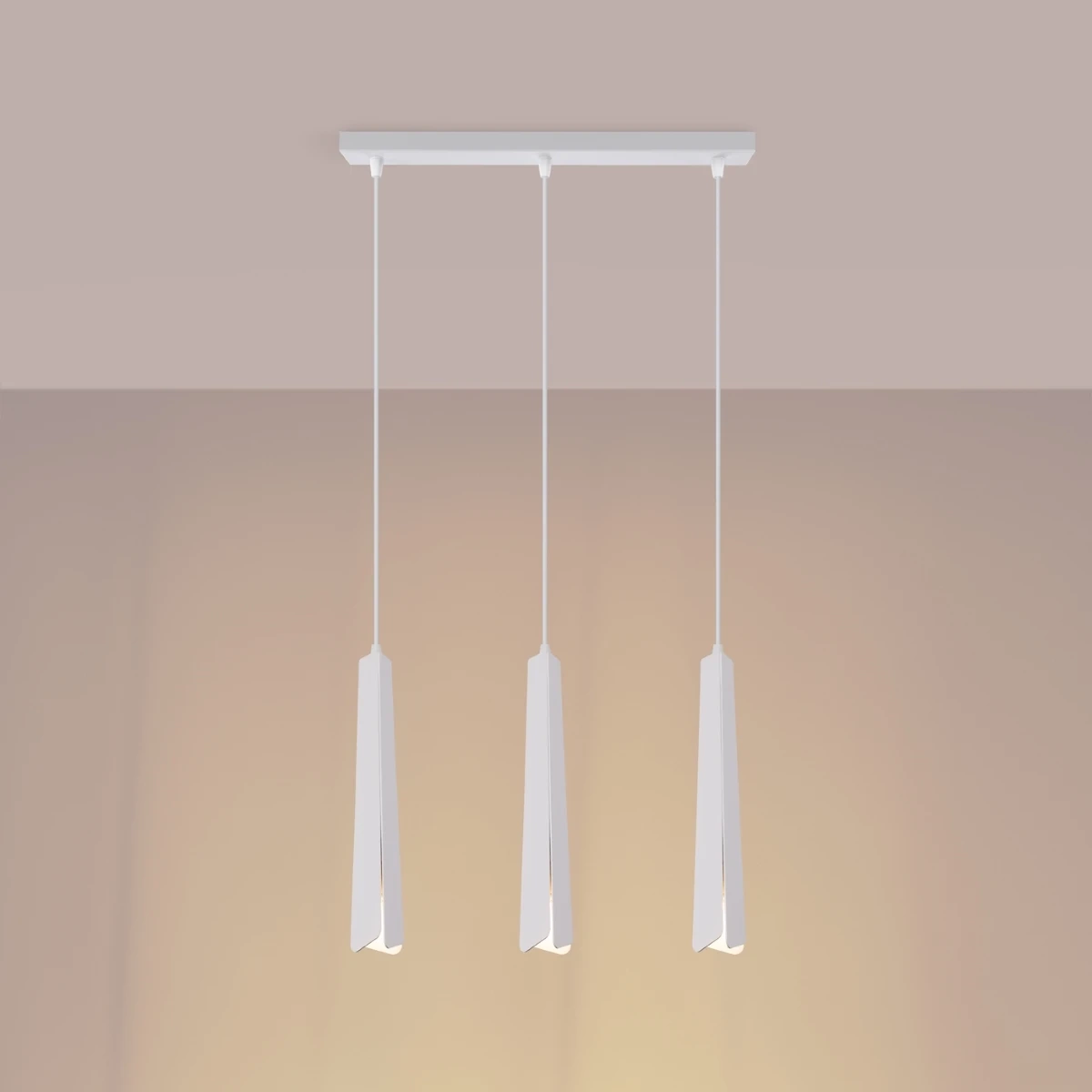 Lampa wisząca PRYSM 3L biała - obrazek 7