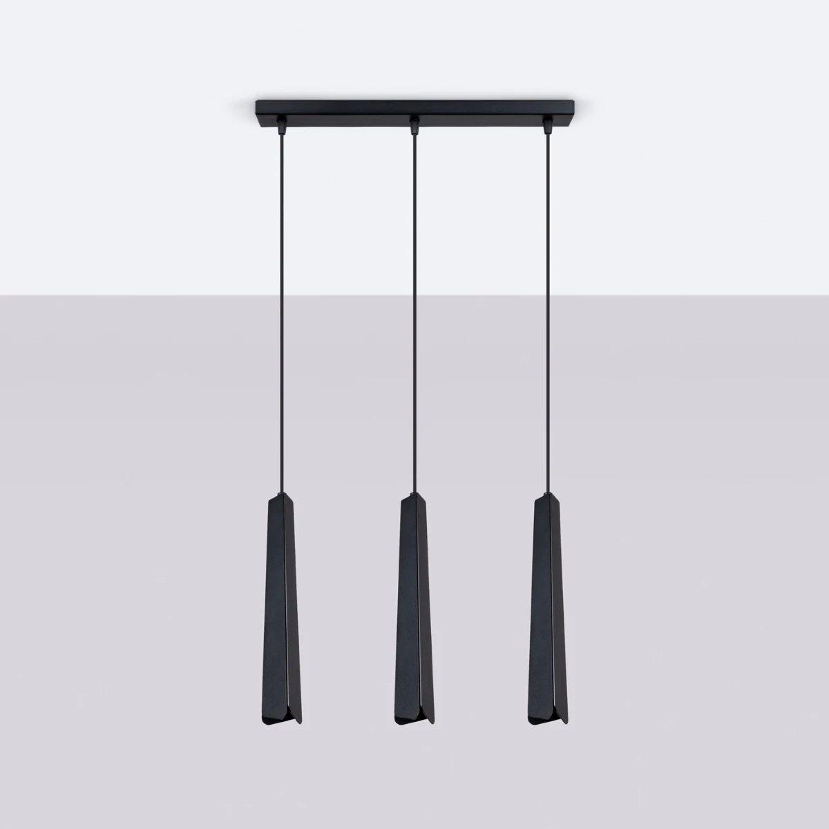 Lampa wisząca PRYSM 3L czarna - obrazek 6