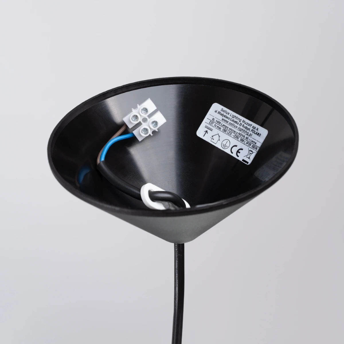 Lampa wisząca NOVA 40 czarna - obrazek 7