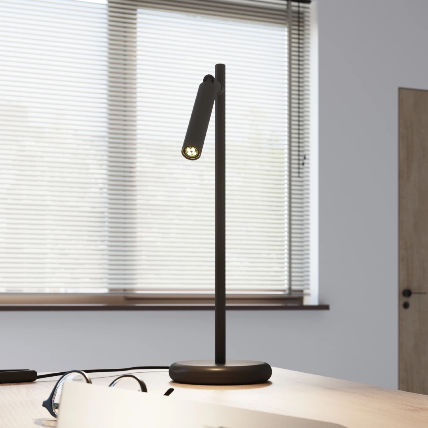 Lampa biurkowa PASTELO czarna - obrazek 5