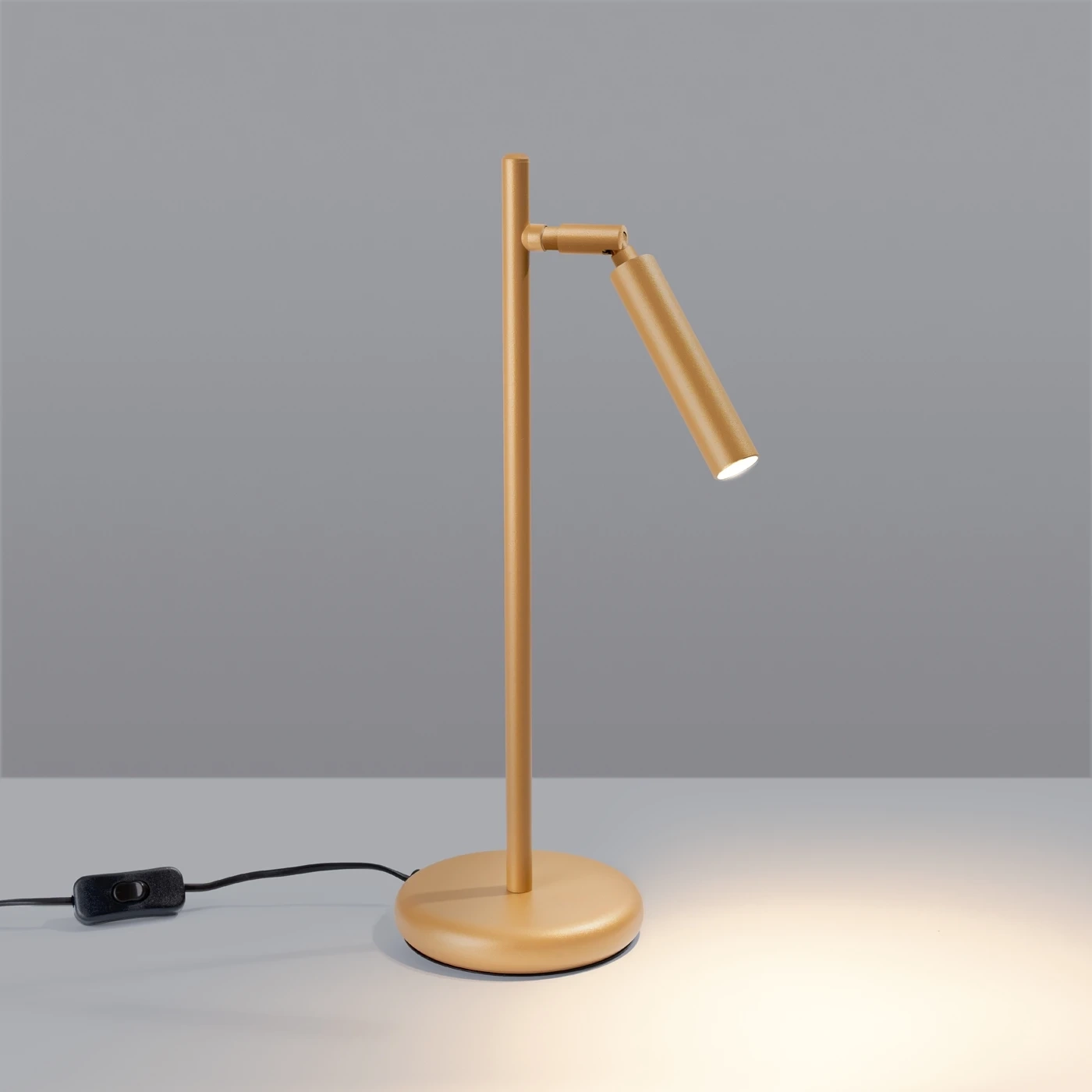Lampa biurkowa PASTELO złota - obrazek 7