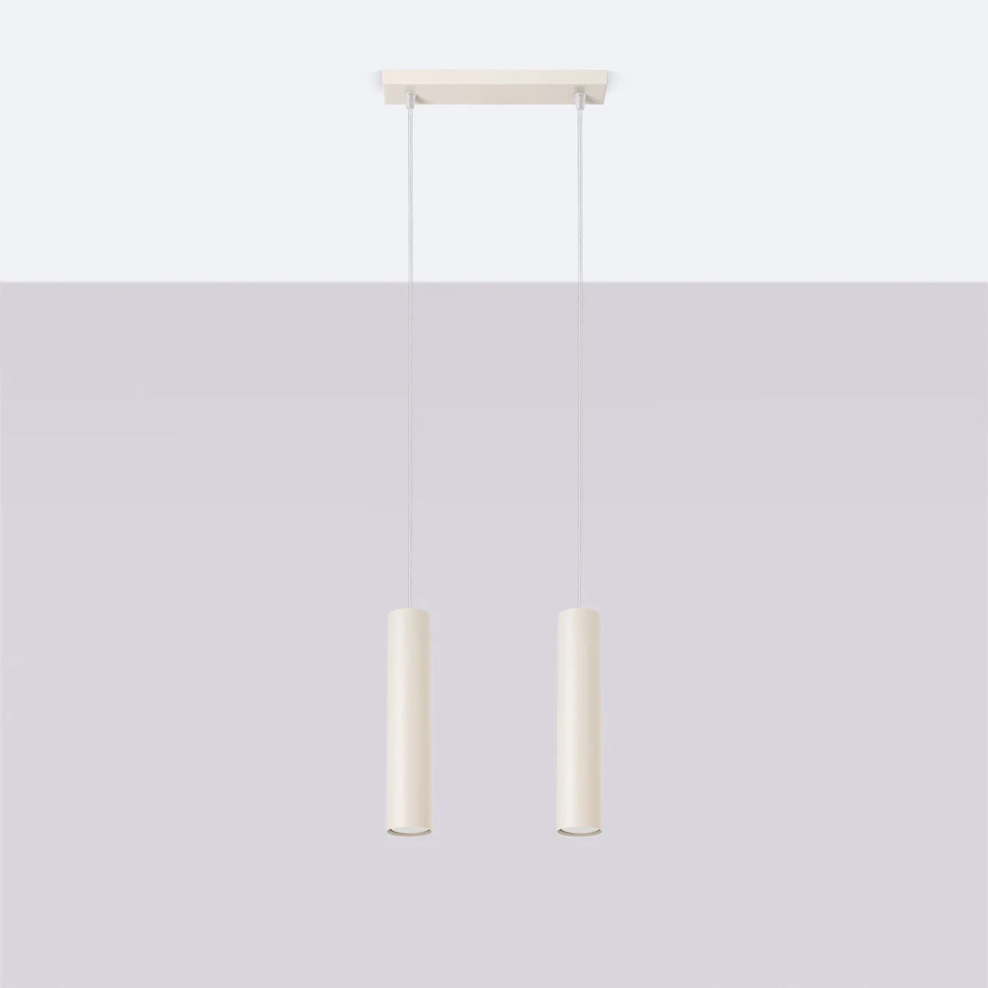 Lampa wisząca LAGOS 2 beżowa - obrazek 6