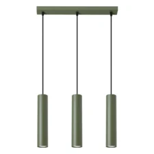 Lampa wisząca LAGOS 3L zielona oliwka