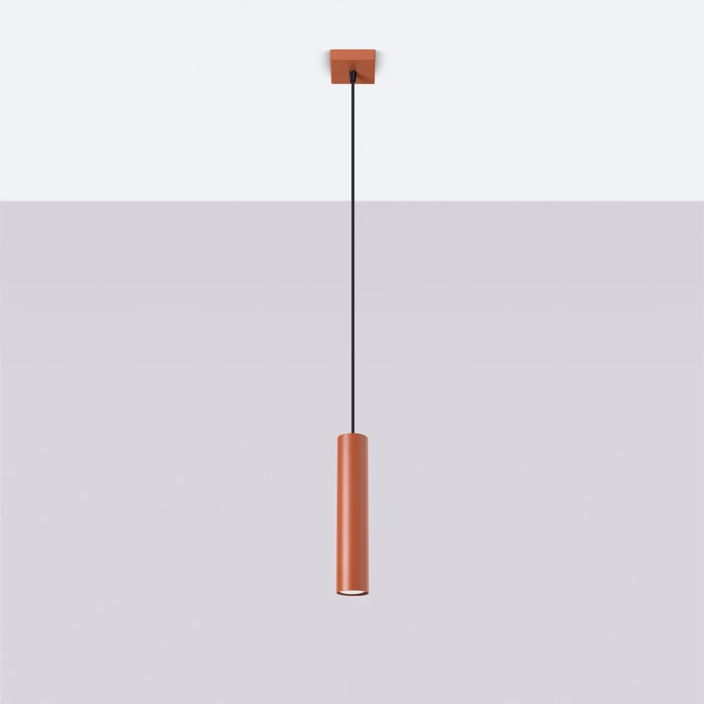 Lampa wisząca LAGOS 1 ochra czerwona - obrazek 6