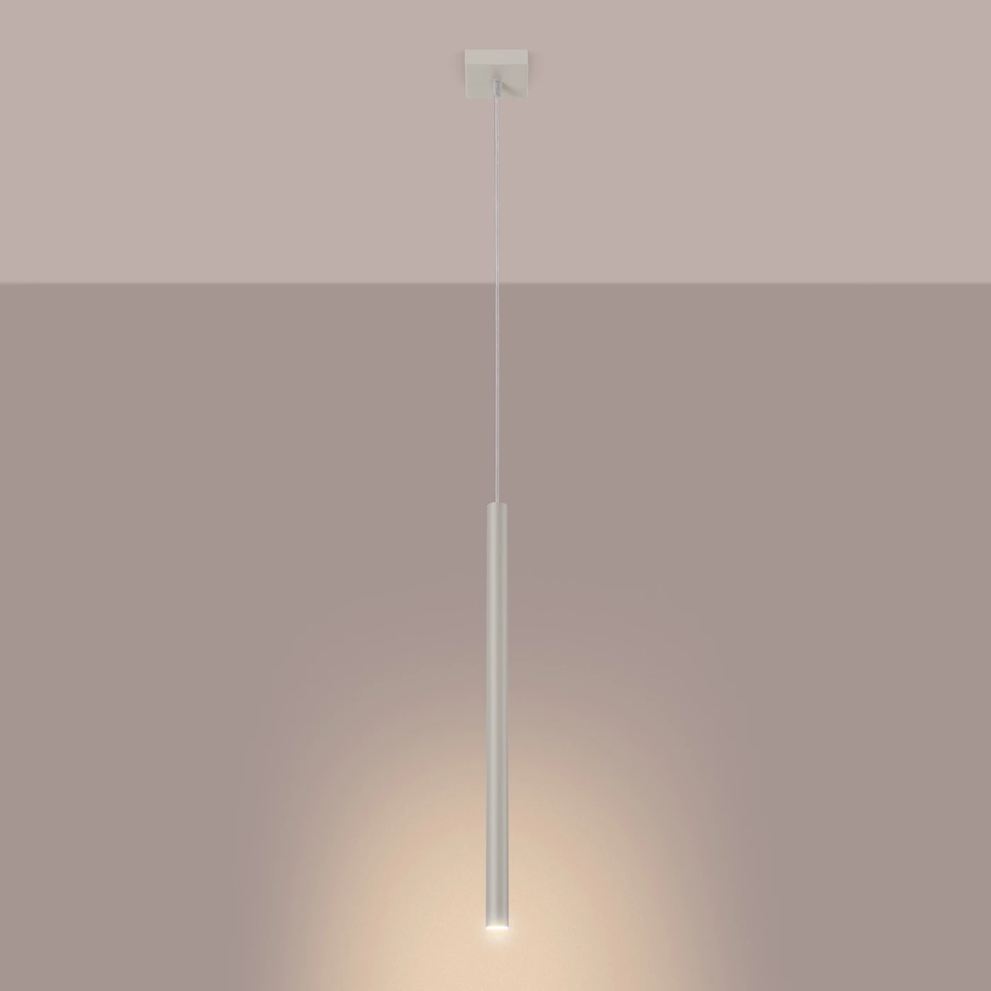 Lampa wisząca PASTELO 1 beżowa - obrazek 7