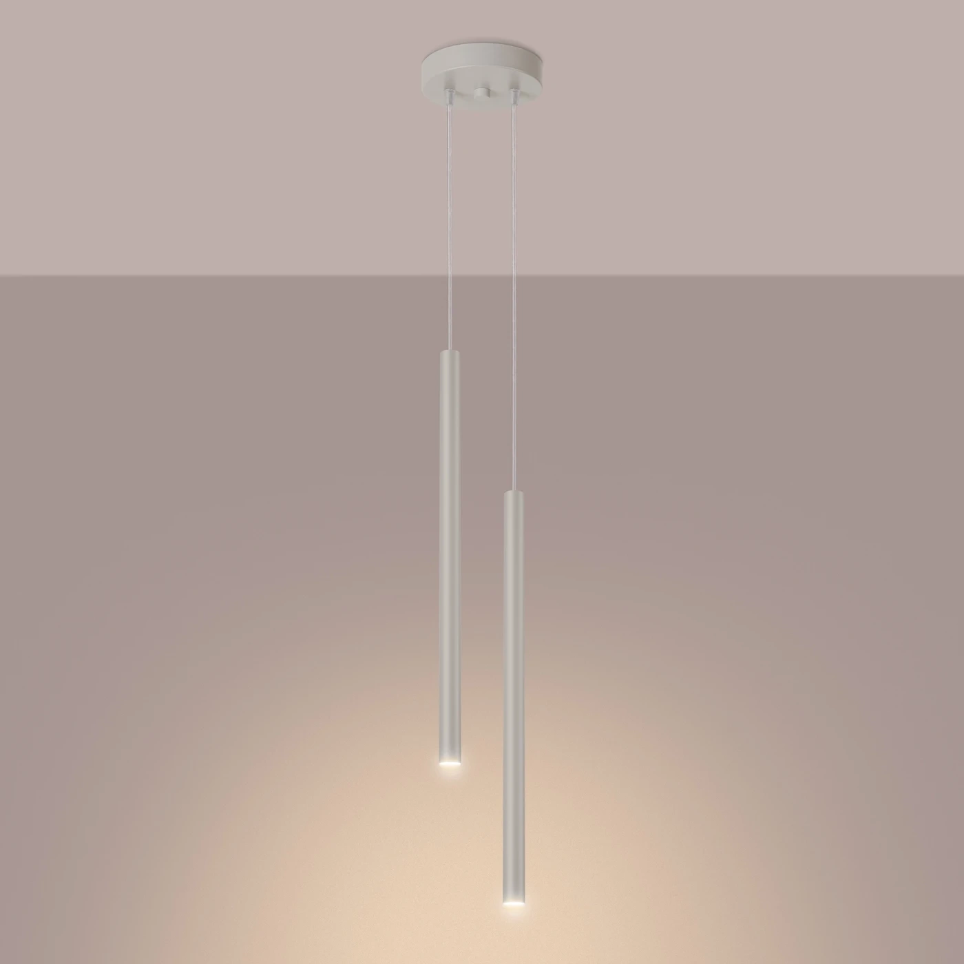 Lampa wisząca PASTELO 2 beżowa - obrazek 7