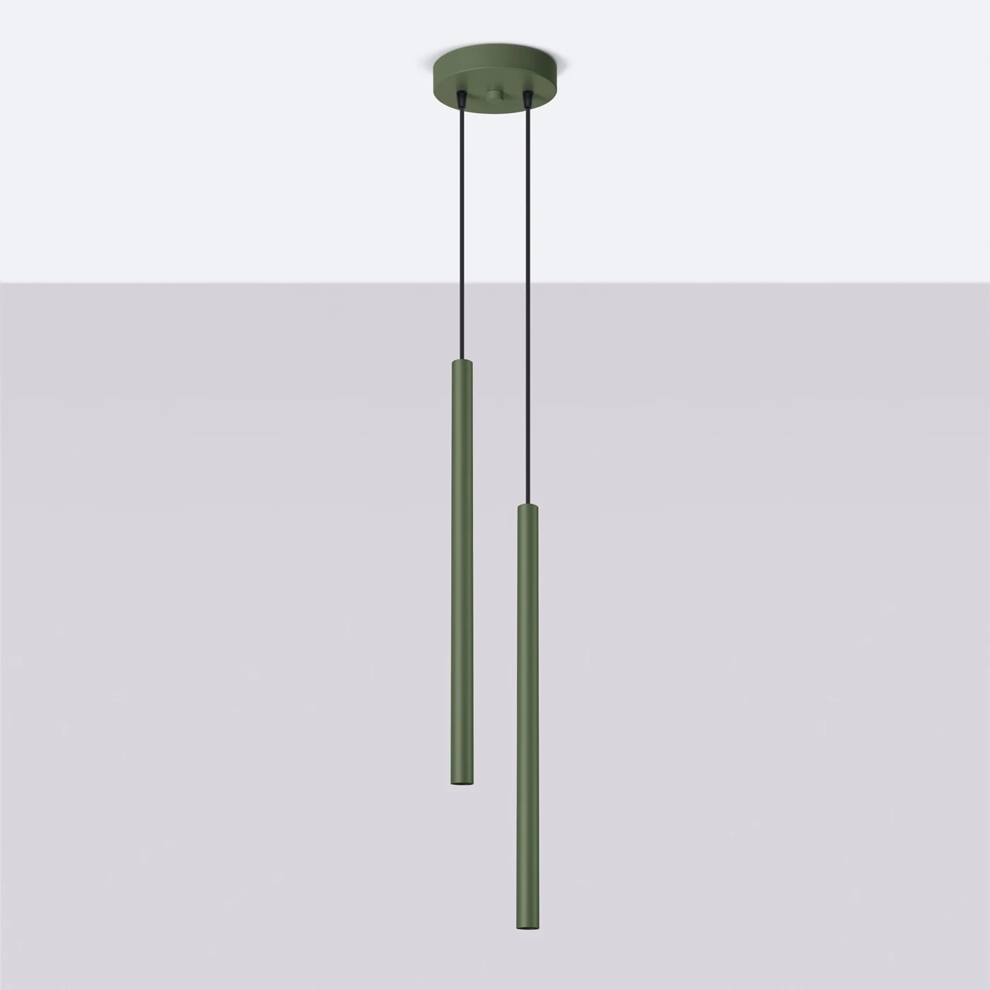 Lampa wisząca PASTELO 2 zielona oliwka - obrazek 6