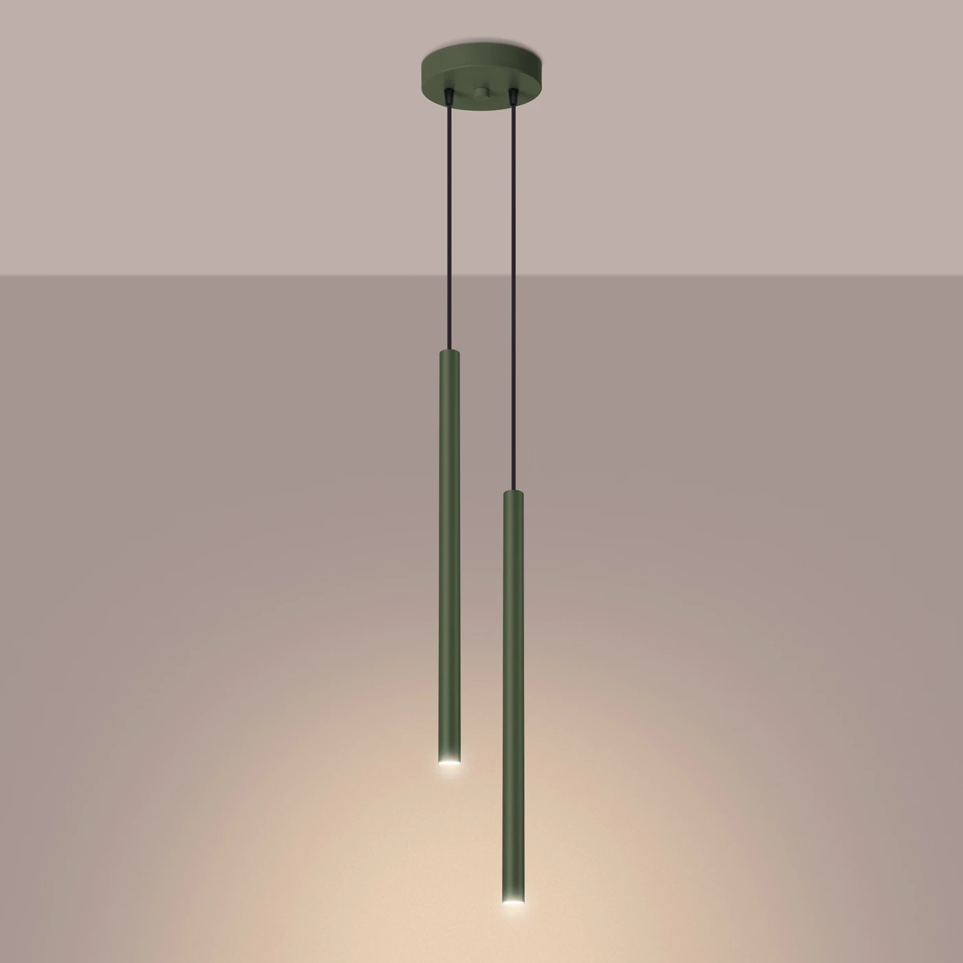 Lampa wisząca PASTELO 2 zielona oliwka - obrazek 7