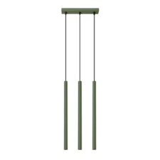Lampa wisząca PASTELO 3 zielona oliwka