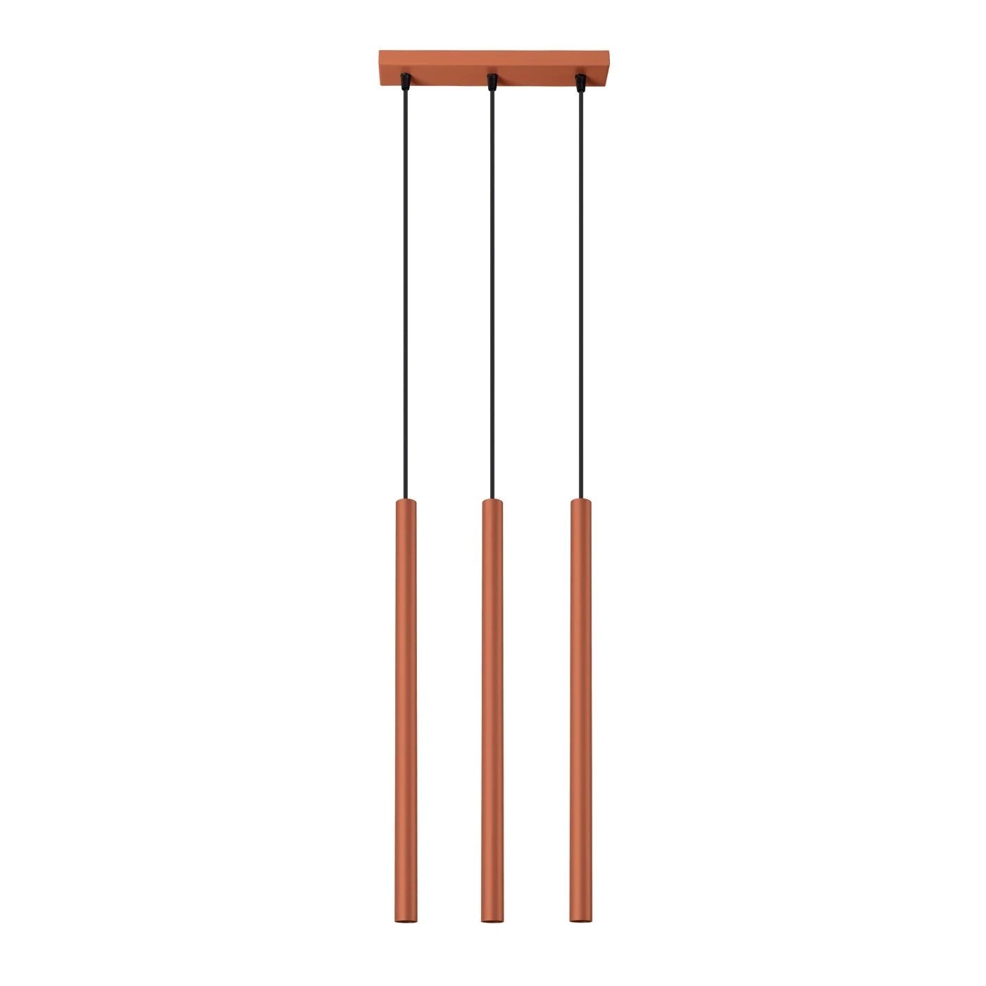 Lampa wisząca PASTELO 3 ochra czerwona