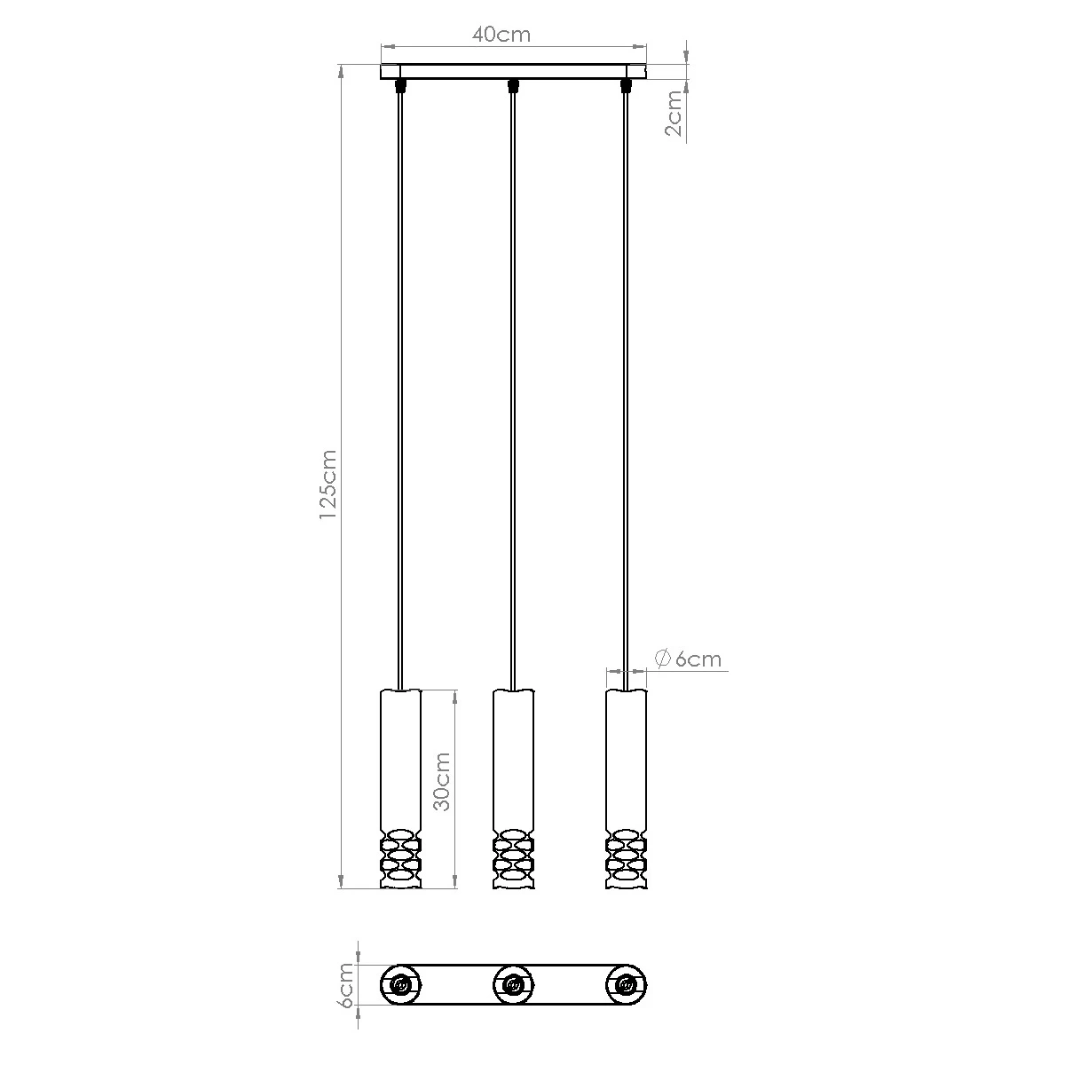Lampa wisząca LIRO 3L biały - obrazek 14