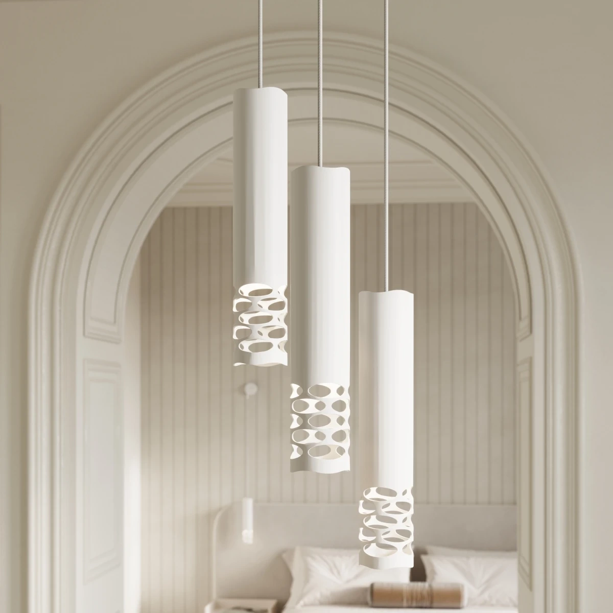 Lampa wisząca LIRO 3P biały - obrazek 5
