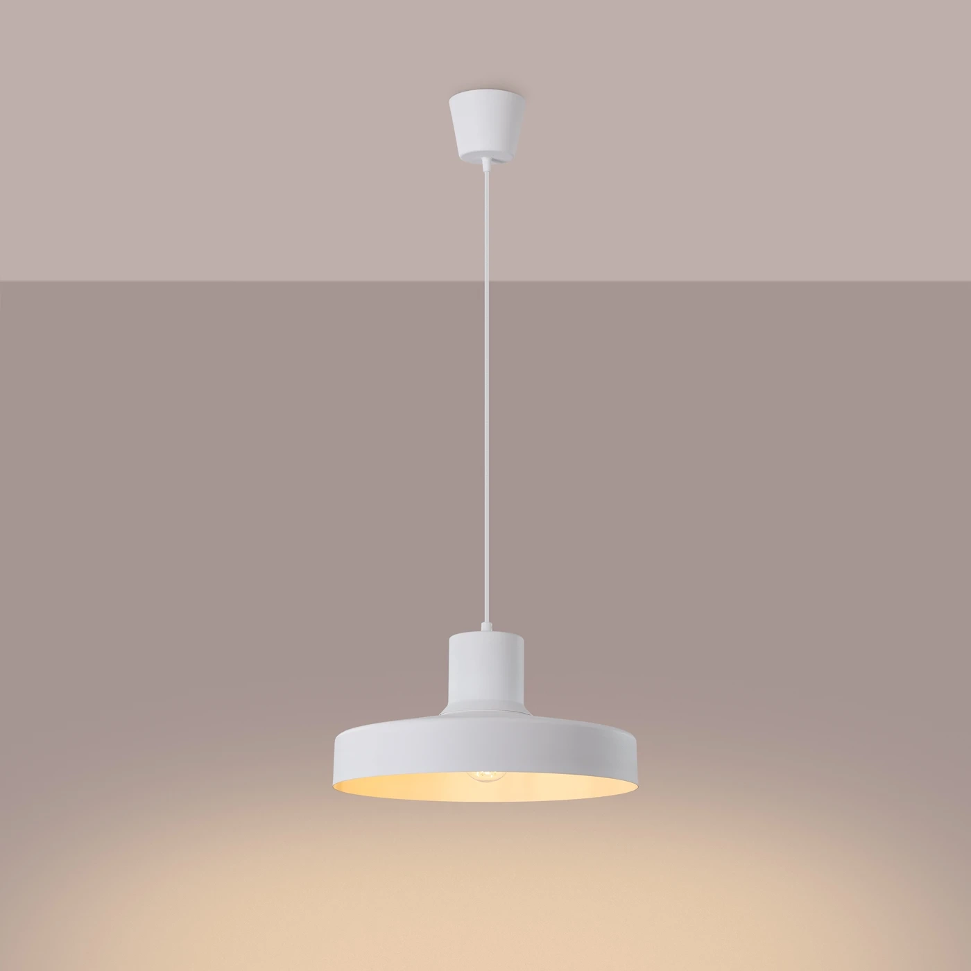 Lampa wisząca BILO biała - obrazek 7