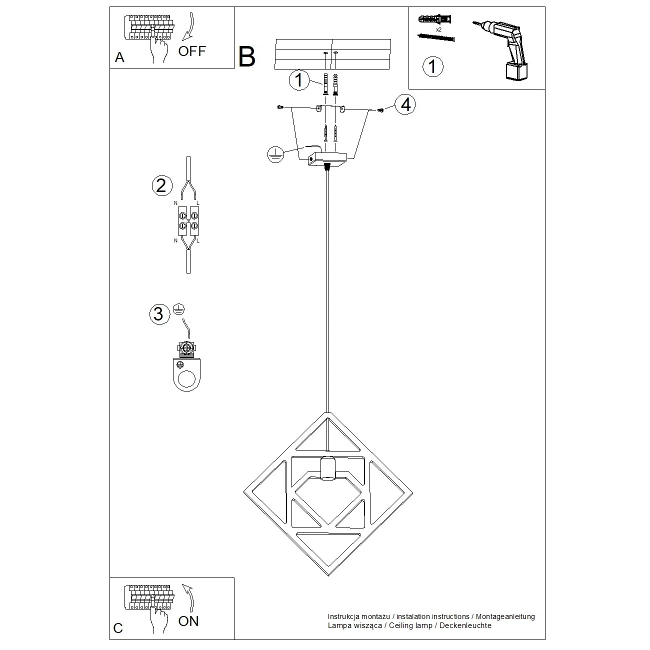 Lampa wisząca CARO - obrazek 15