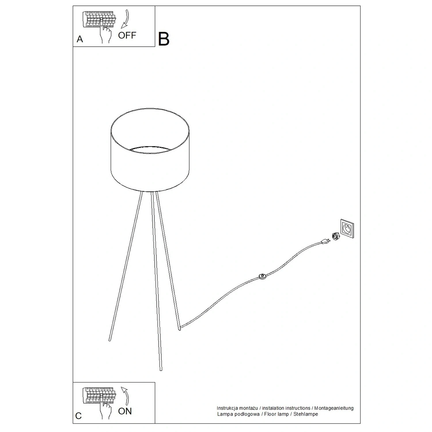 Lampa podłogowa NEVIA taupe - obrazek 16