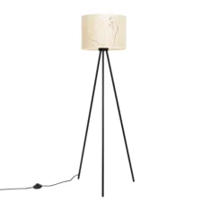 Lampa podłogowa NEVIA beżowy marmur