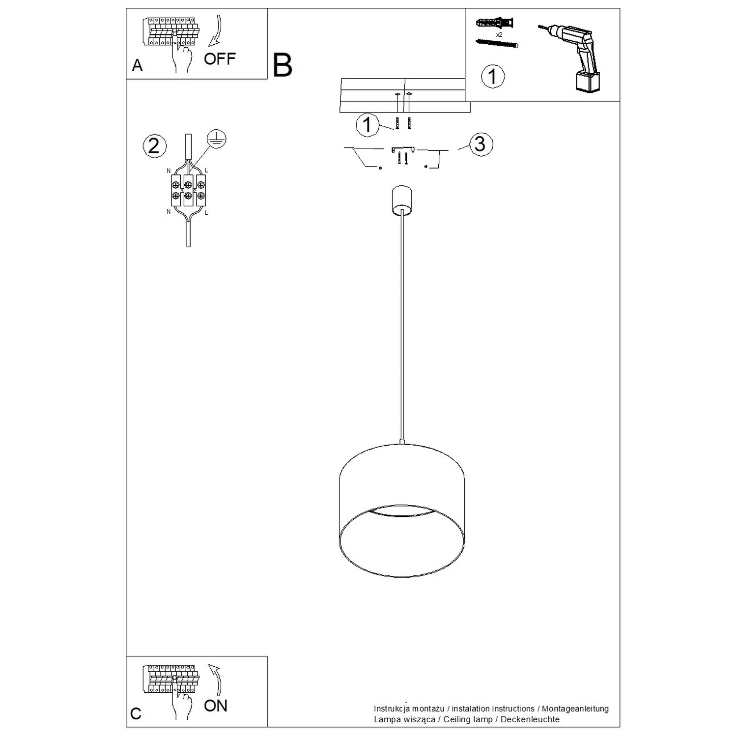 Lampa wisząca NEVIA burgund - obrazek 14
