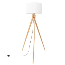 Lampa podłogowa NATT biała
