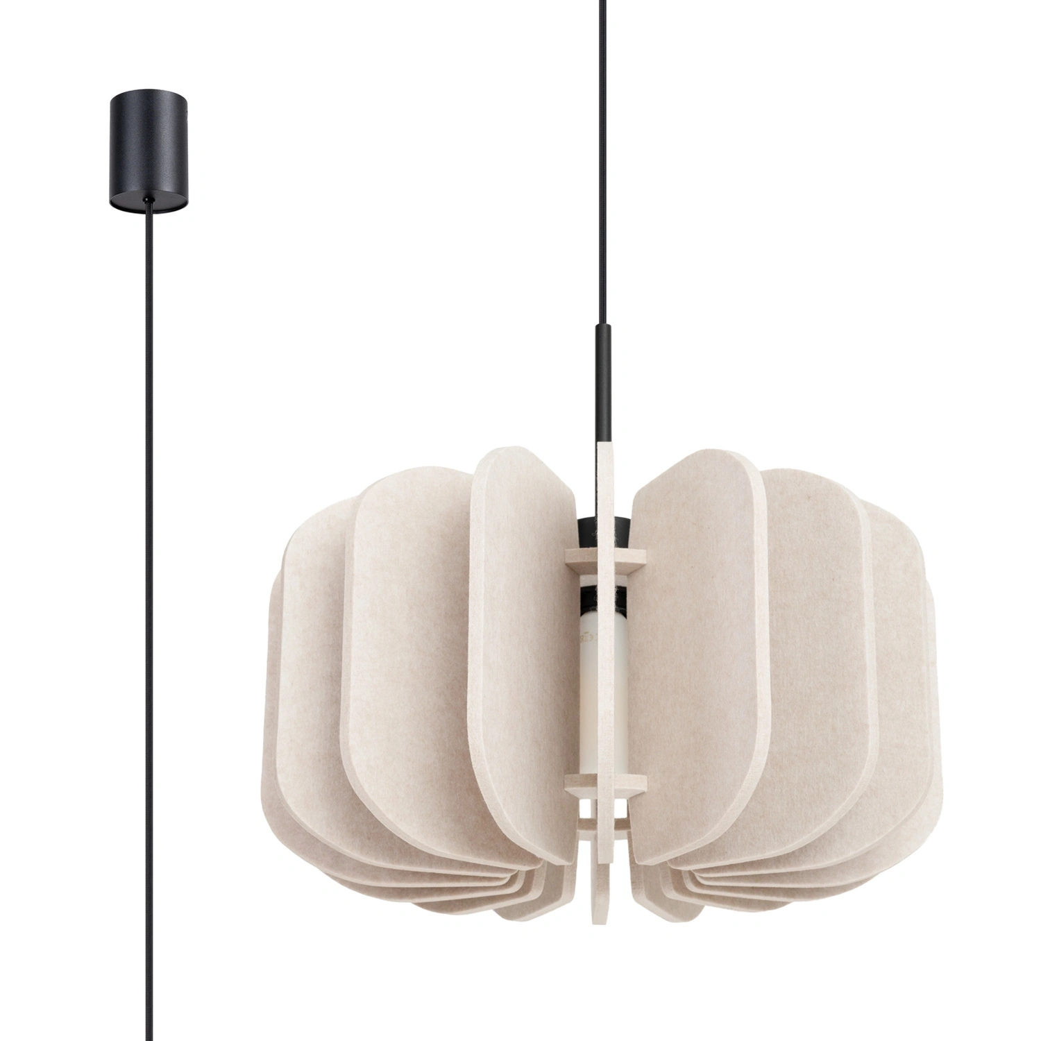 Lampa wisząca MULA 45 beżowa - obrazek 6