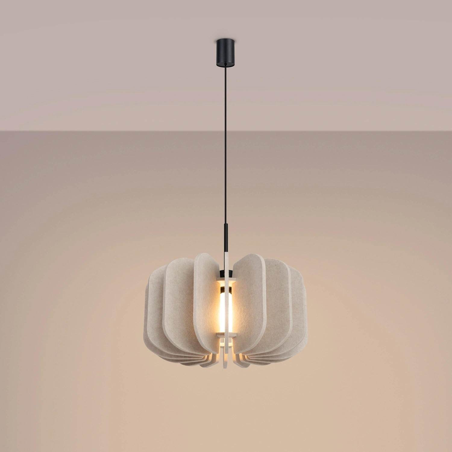 Lampa wisząca MULA 45 beżowa - obrazek 8