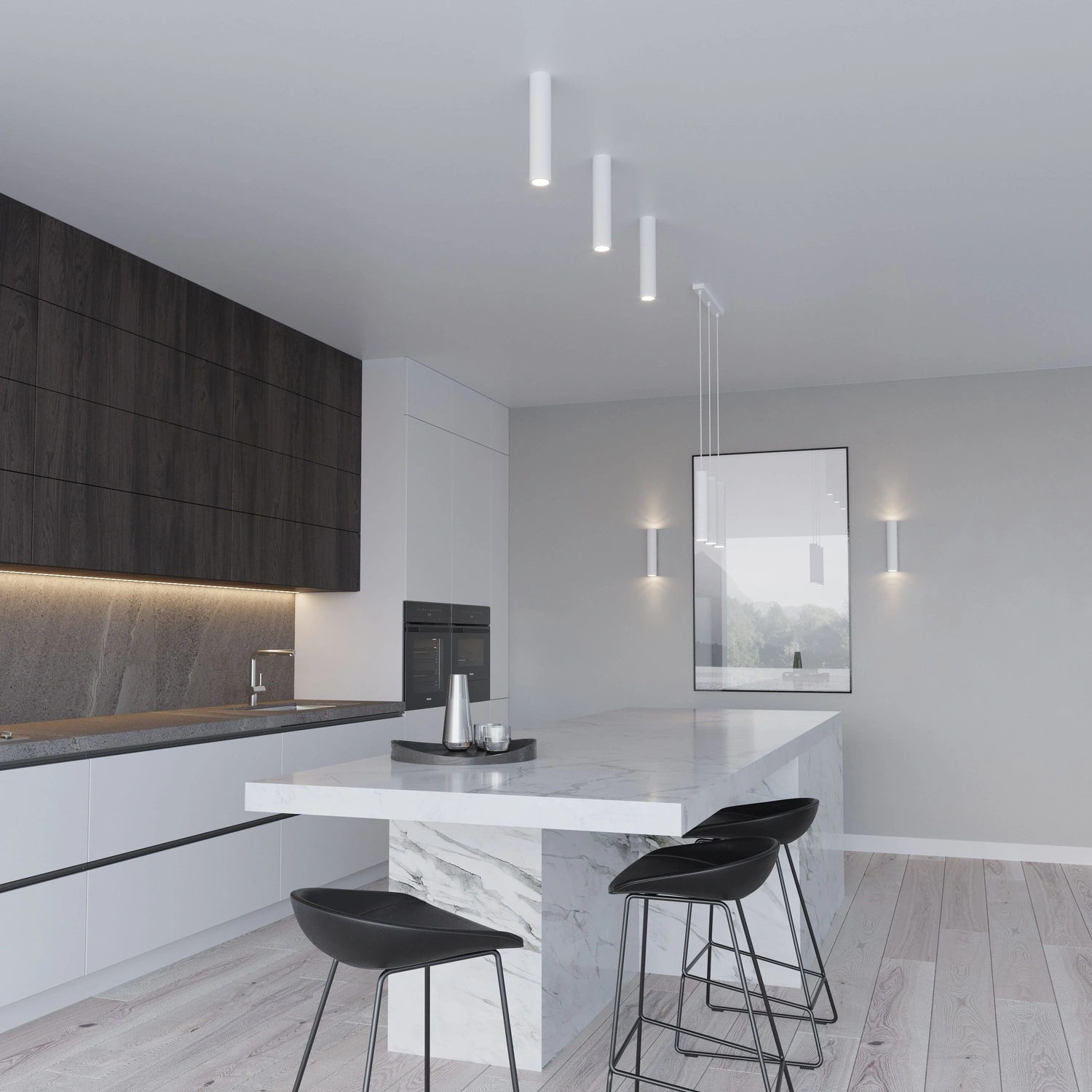 Lampa wisząca LAGOS 2P biała - obrazek 3
