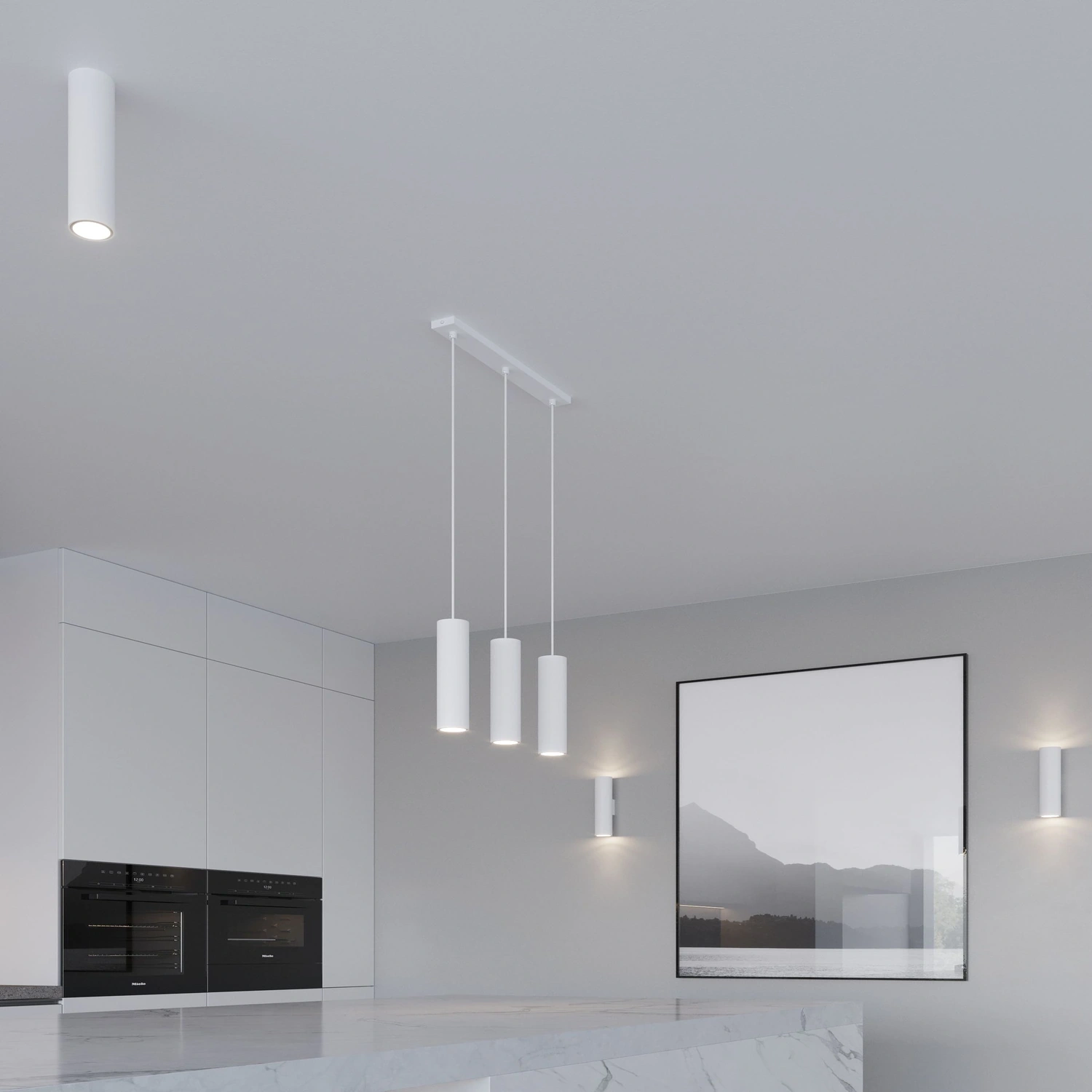 Lampa wisząca LAGOS 2P biała - obrazek 5