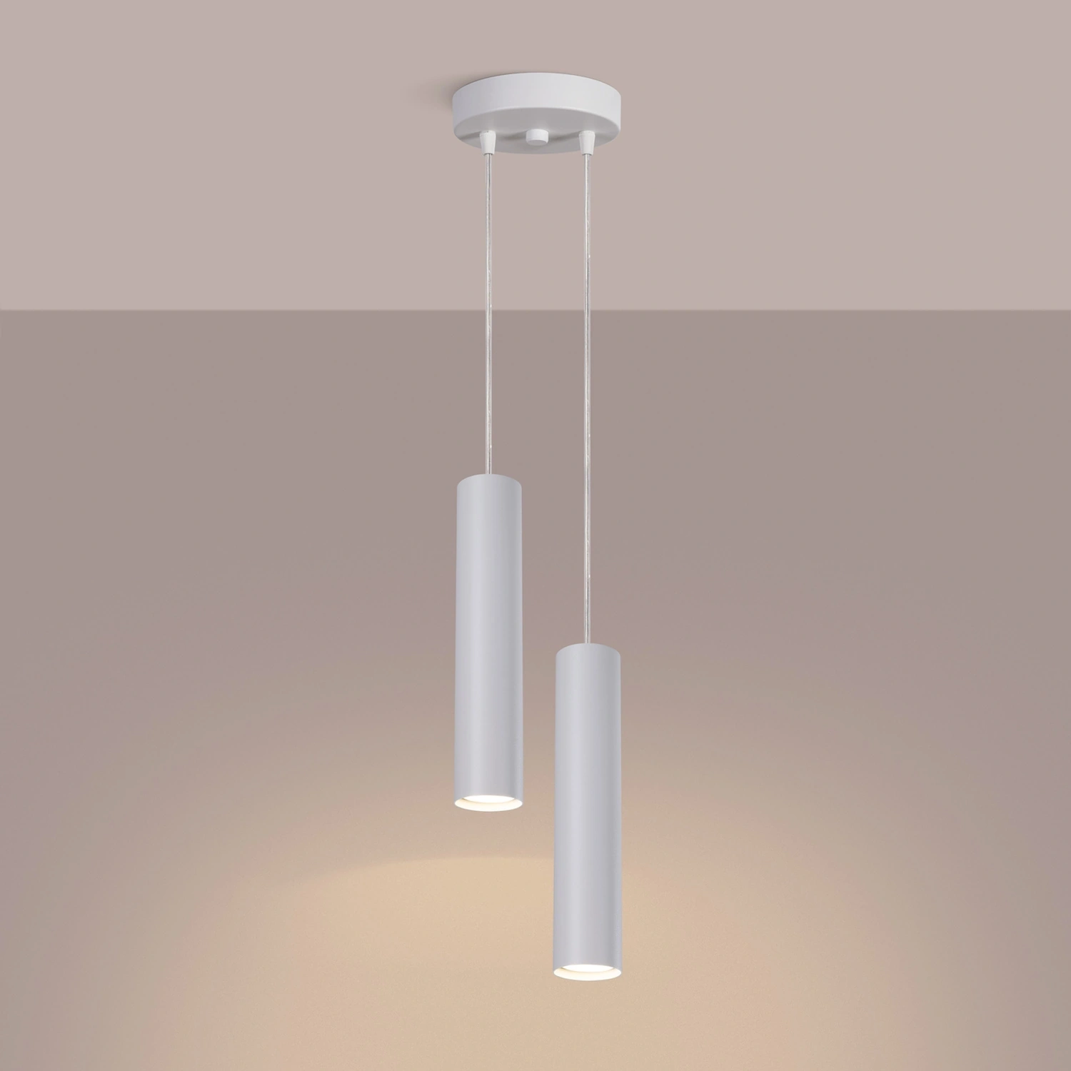 Lampa wisząca LAGOS 2P biała - obrazek 8