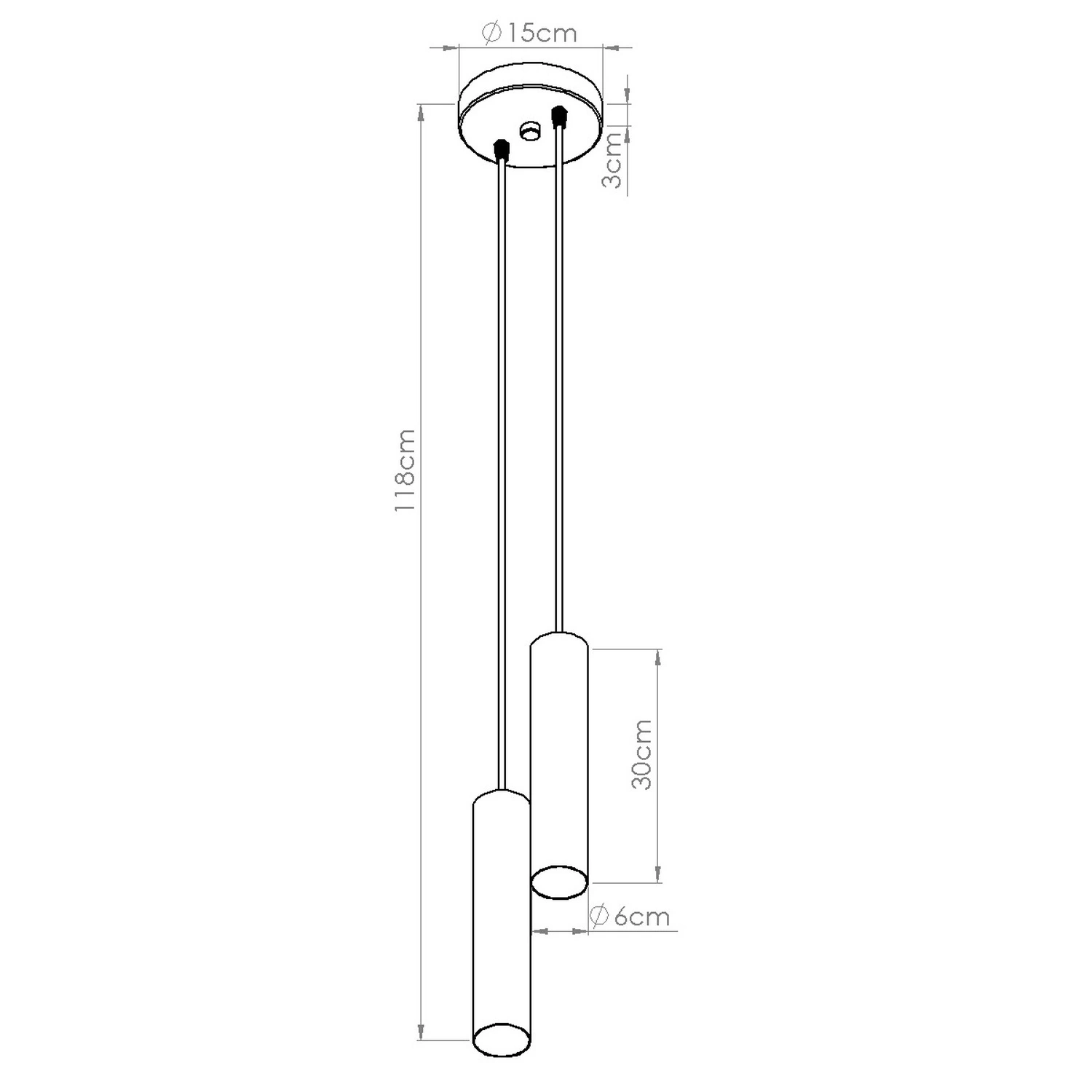 Lampa wisząca LAGOS 2P biała - obrazek 15