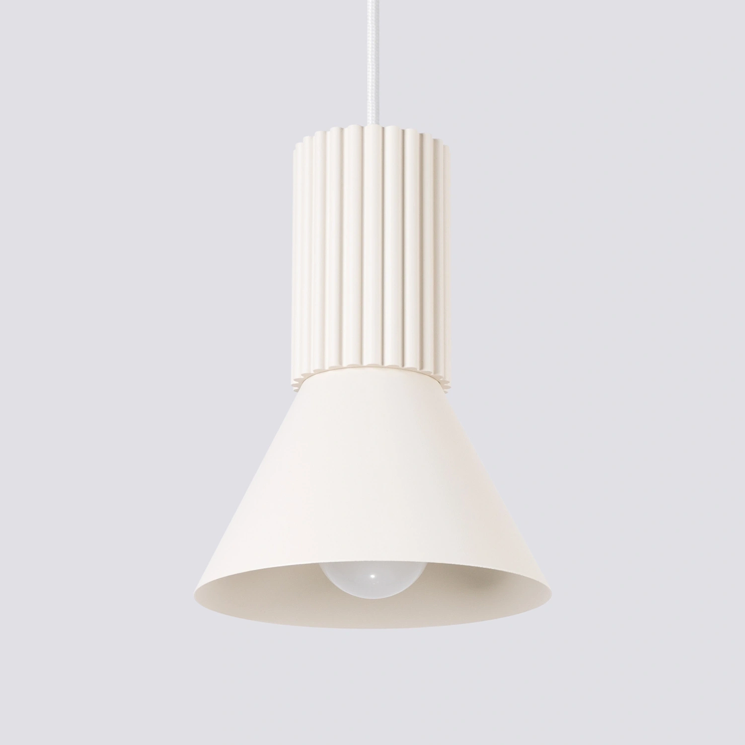 Lampa wisząca ESTRIA 1 beżowa - obrazek 10