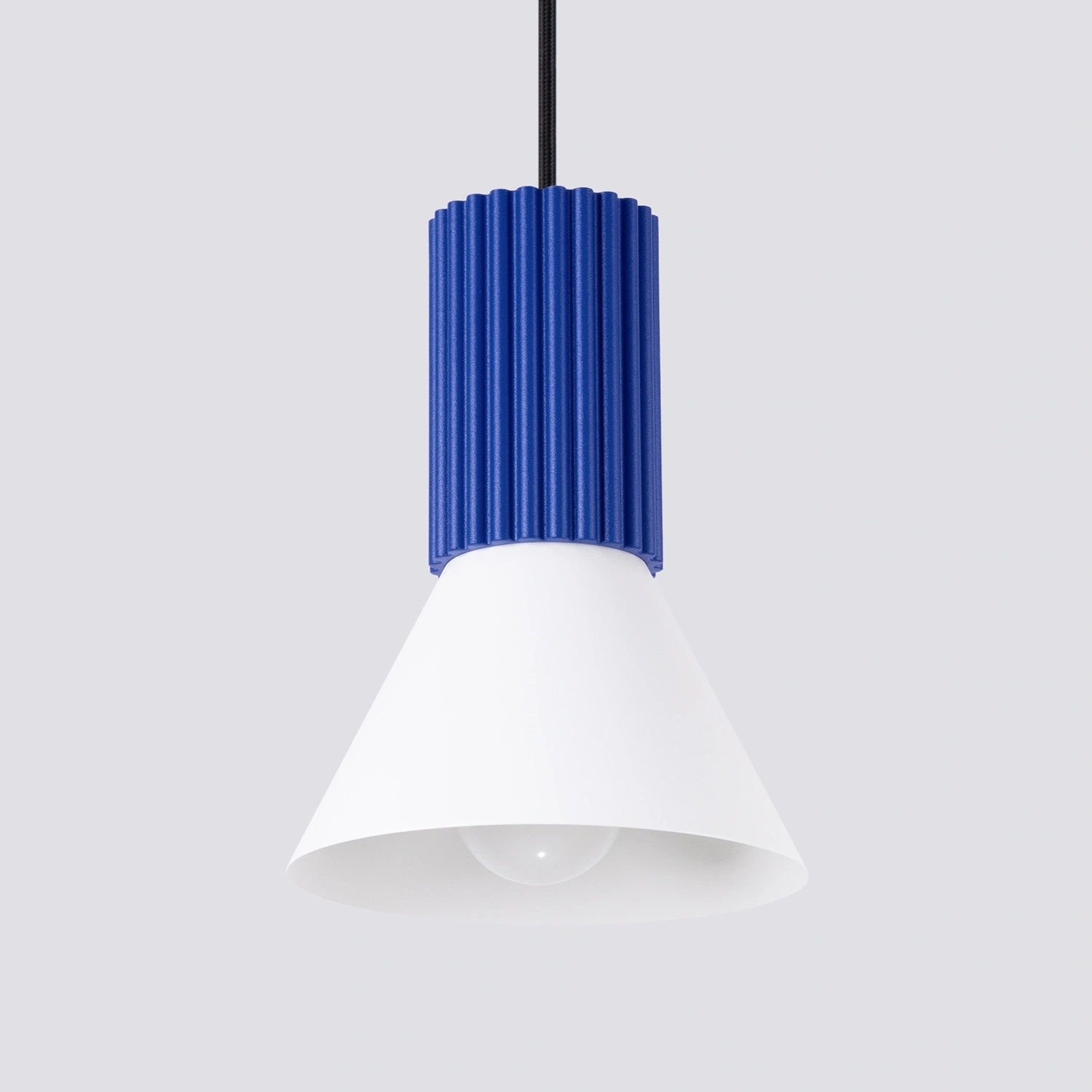 Lampa wisząca ESTRIA 1 biała/ultramaryna - obrazek 10
