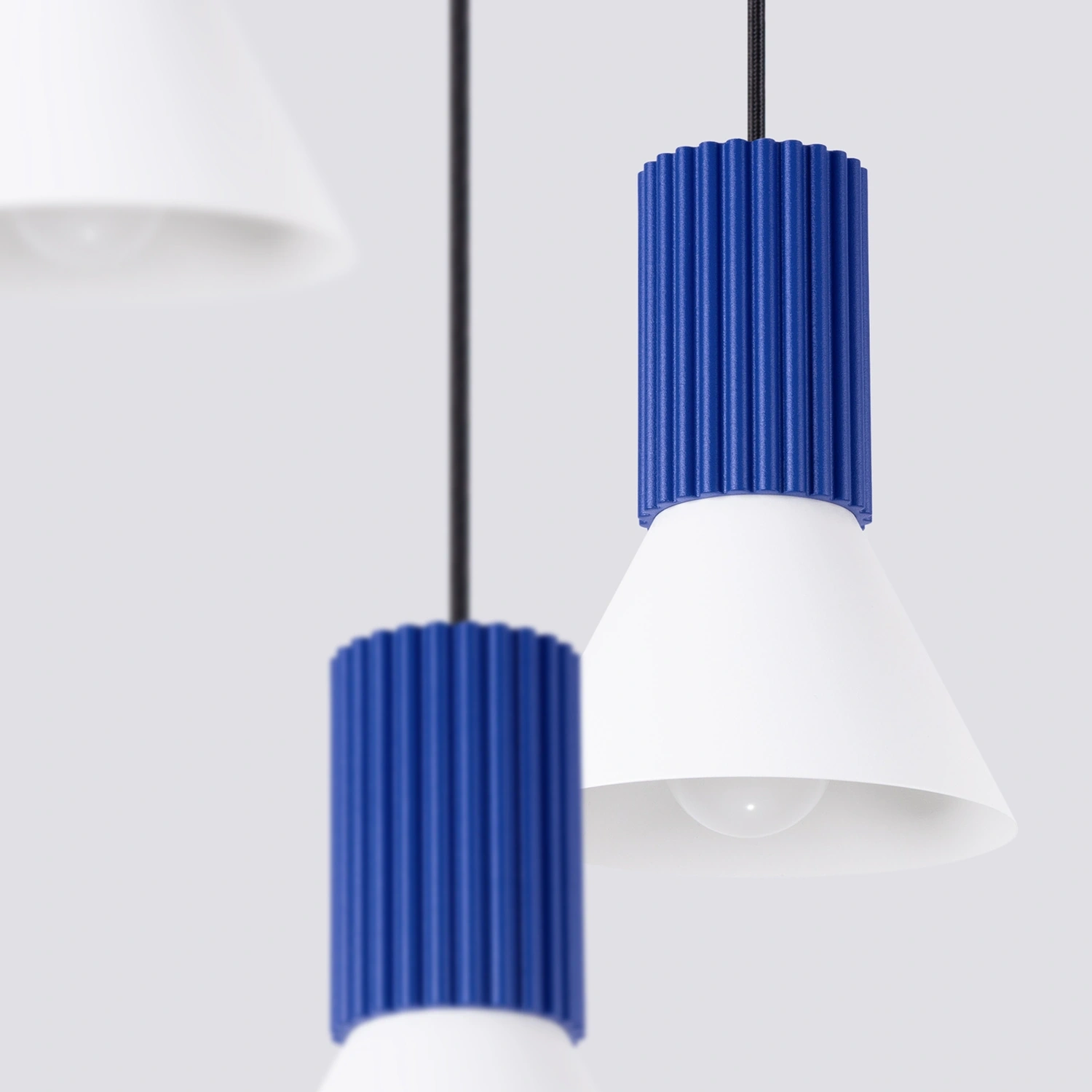 Lampa wisząca ESTRIA 3P biała/ultramaryna - obrazek 10