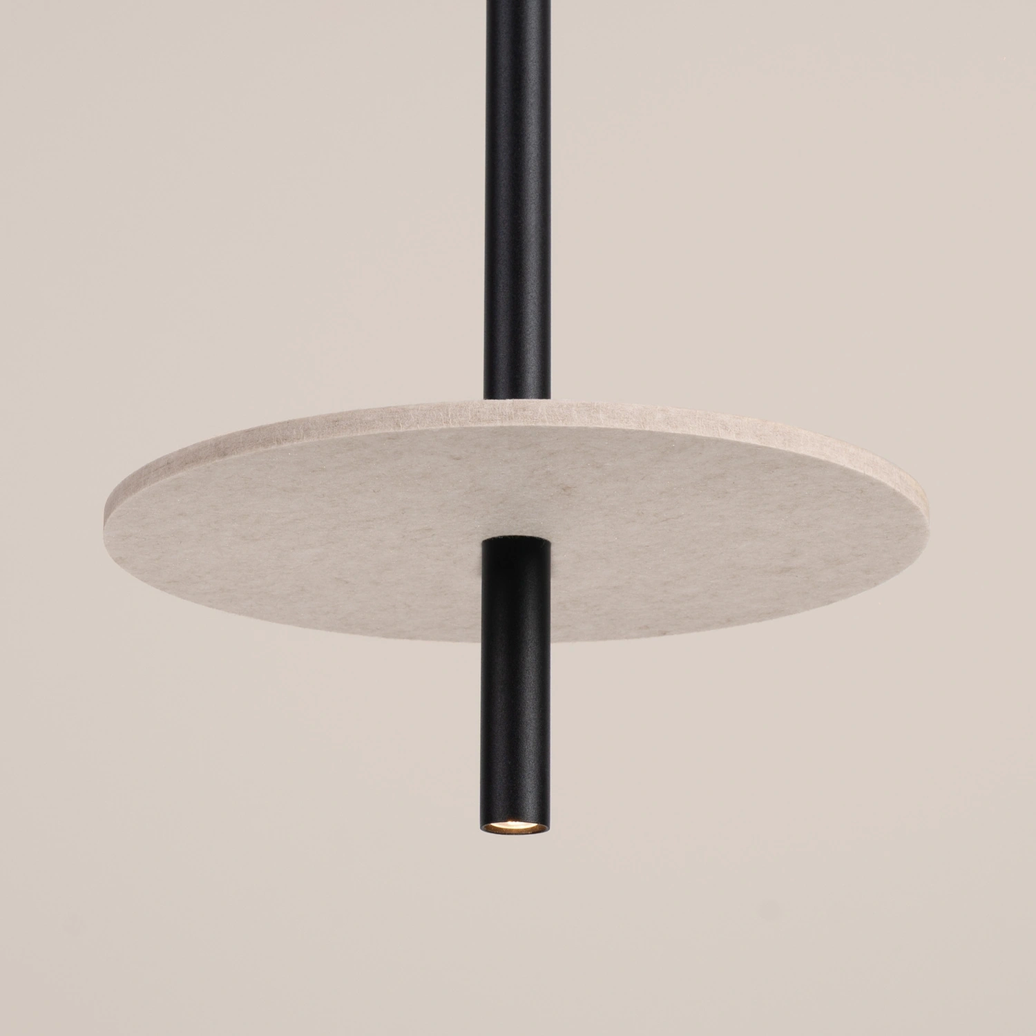 Lampa wisząca FELTRO 1 czarna/beżowa - obrazek 10