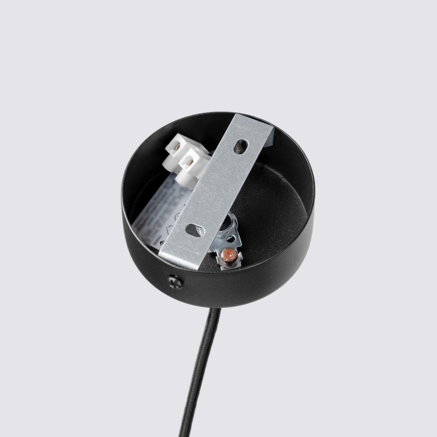 Lampa wisząca FELTRO 1 czarna/beżowa - obrazek 14