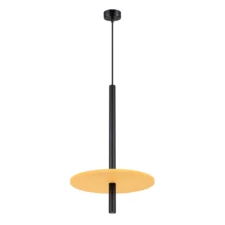 Lampa wisząca FELTRO 1 czarna/żółta