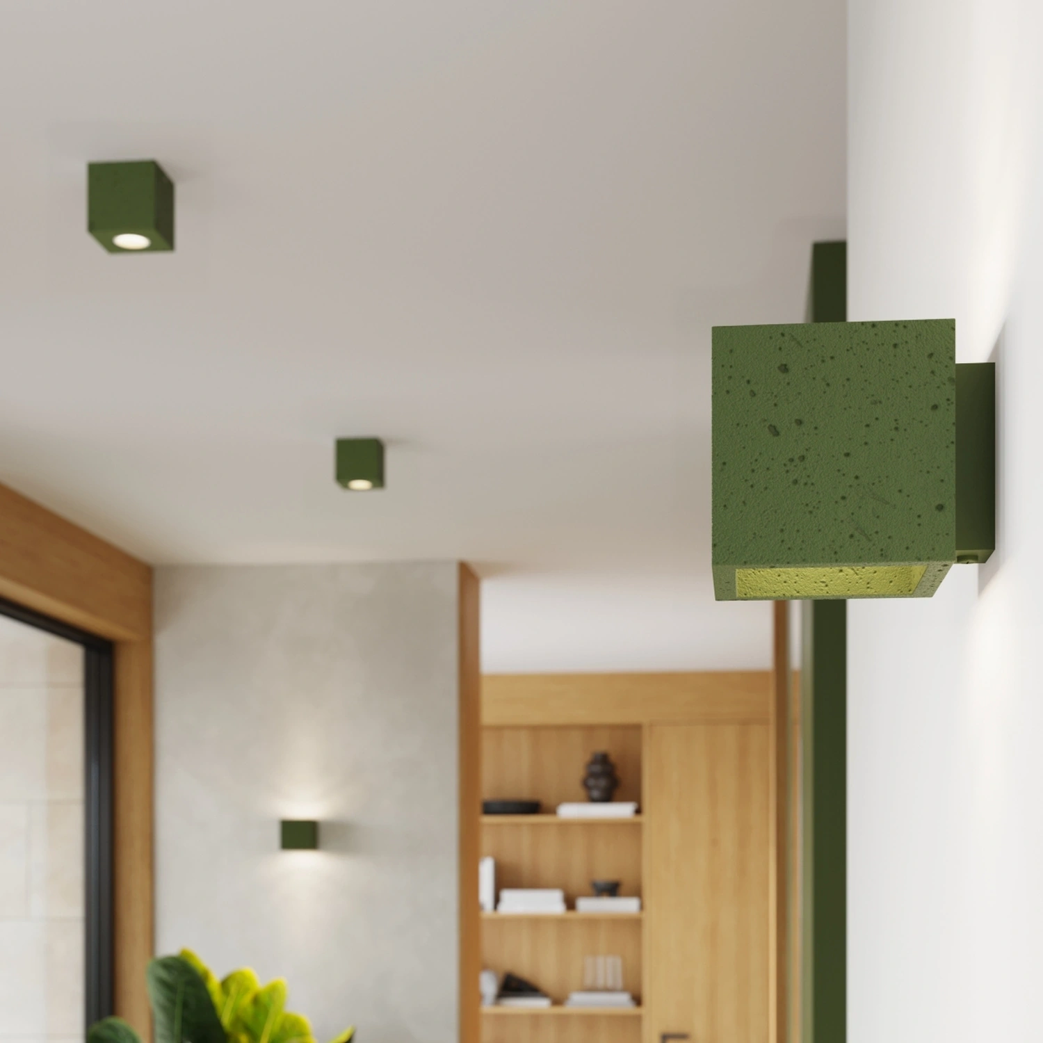 Plafon QUAD beton zielona oliwka - obrazek 5
