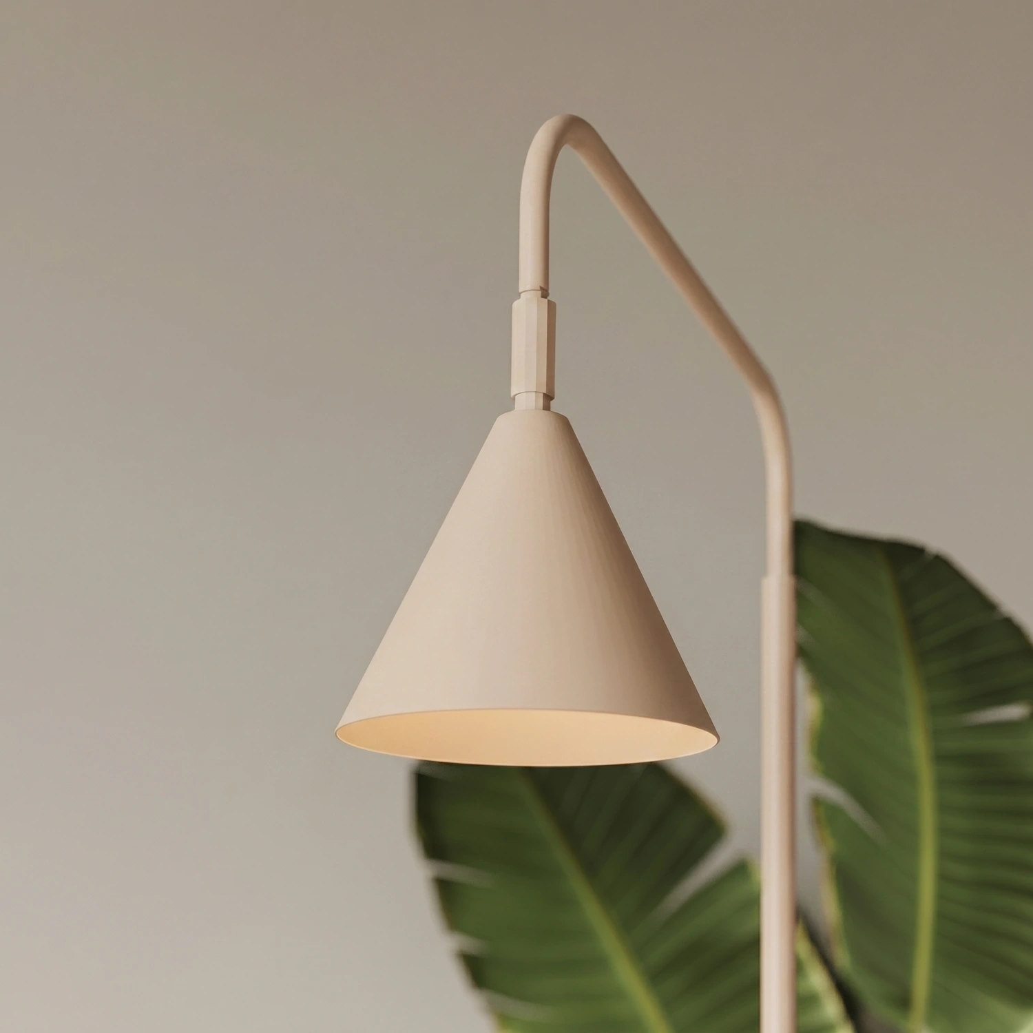 Lampa podłogowa NOX beżowa - obrazek 5