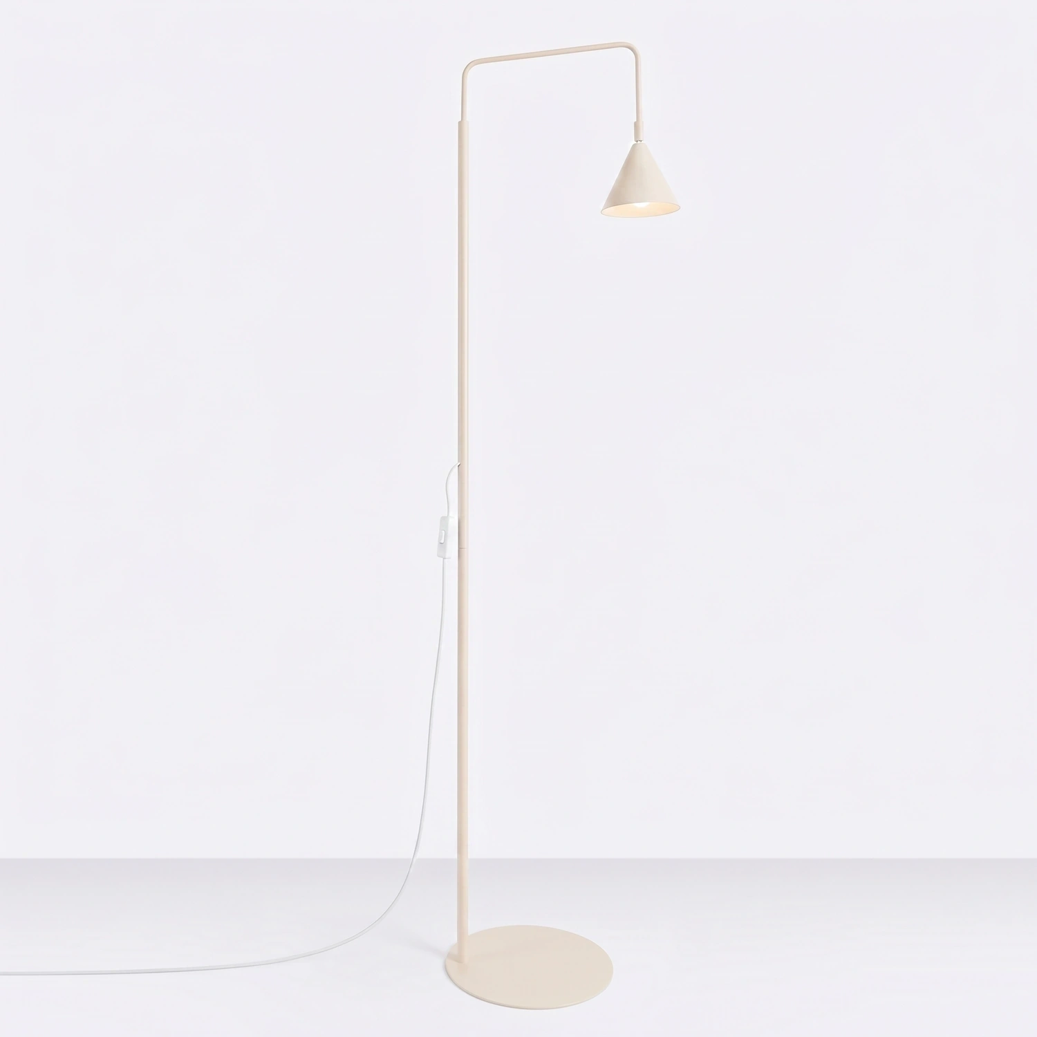 Lampa podłogowa NOX beżowa - obrazek 6