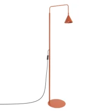 Lampa podłogowa NOX ochra czerwona