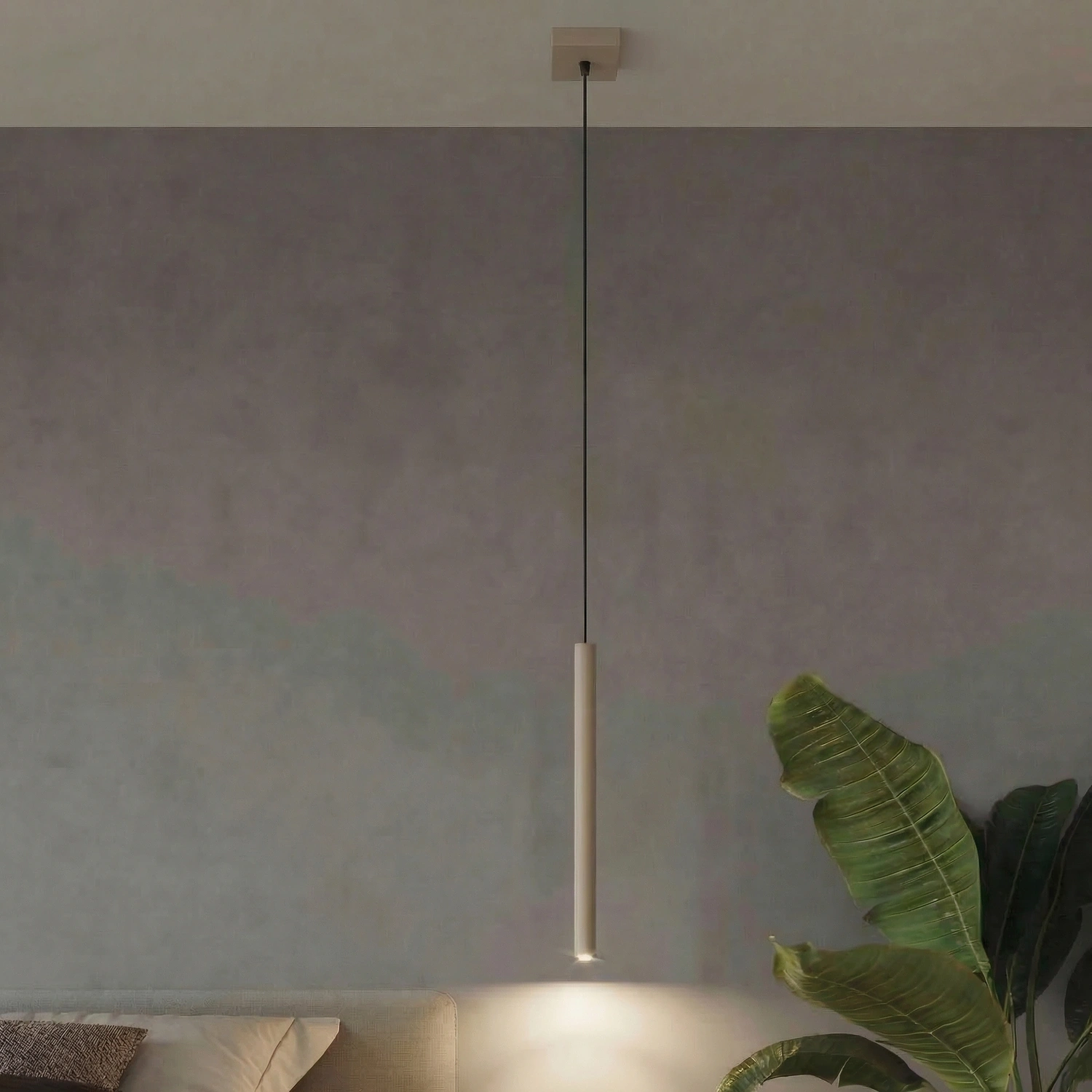 Lampa wisząca PASTELO 1 taupe - obrazek 3