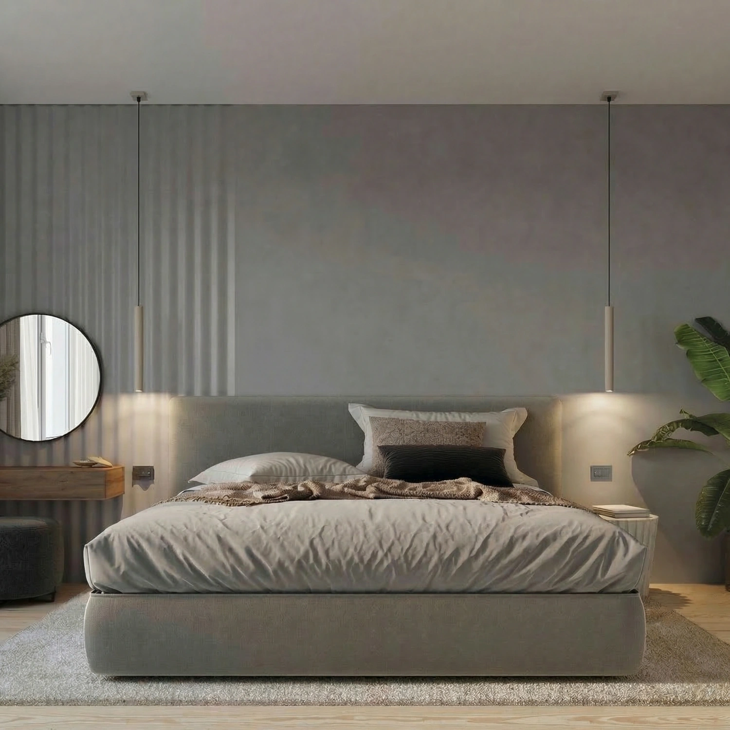 Lampa wisząca PASTELO 1 taupe - obrazek 4