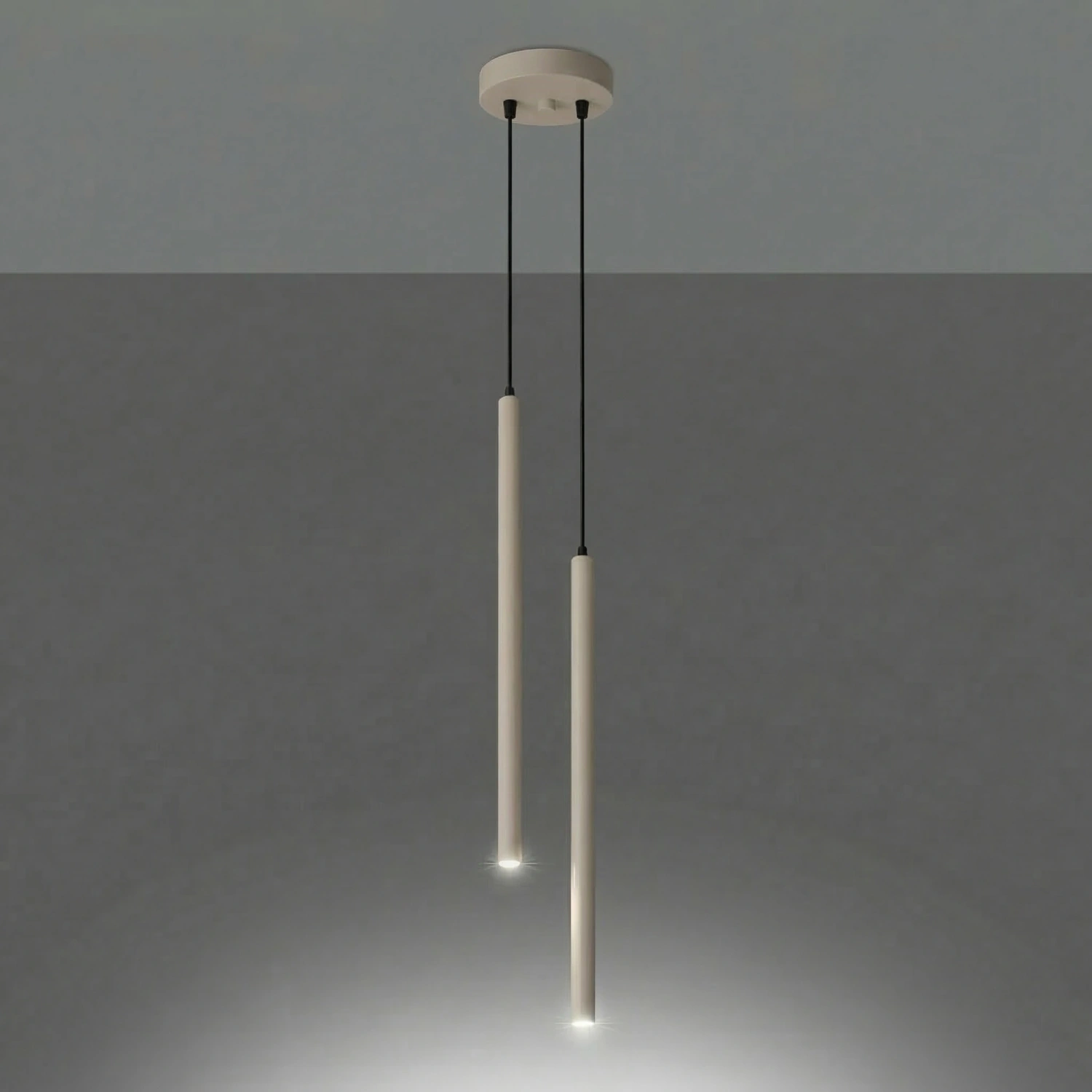 Lampa wisząca PASTELO 2 taupe - obrazek 7