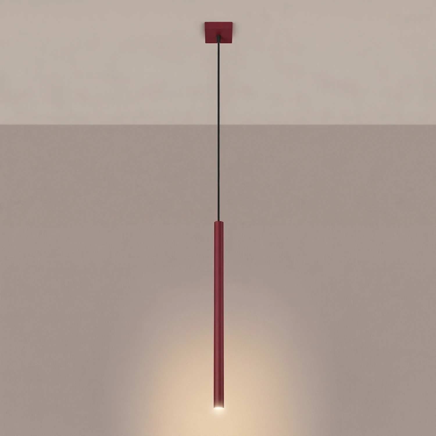 Lampa wisząca PASTELO 1 burgund - obrazek 7