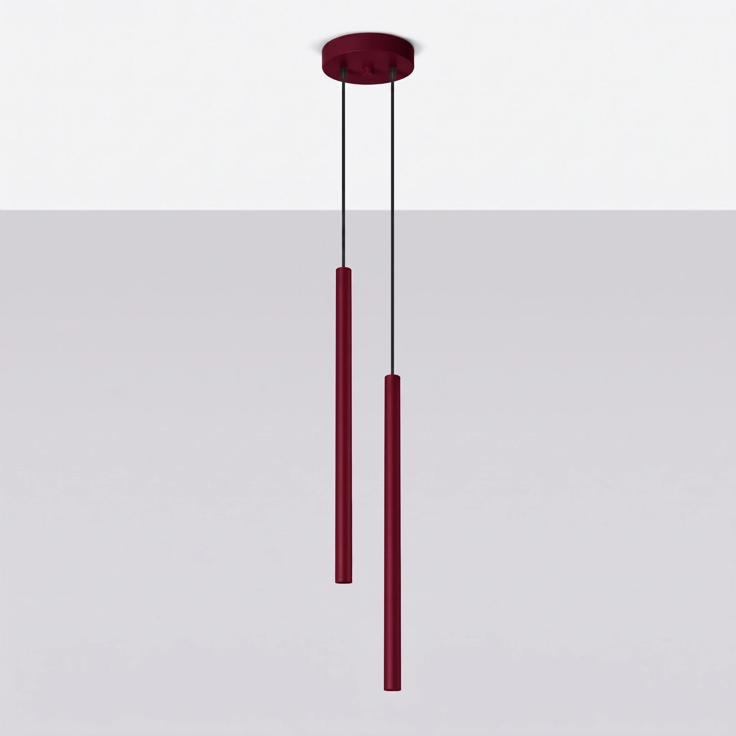 Lampa wisząca PASTELO 2 burgund - obrazek 7