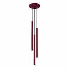Lampa wisząca PASTELO 3P burgund