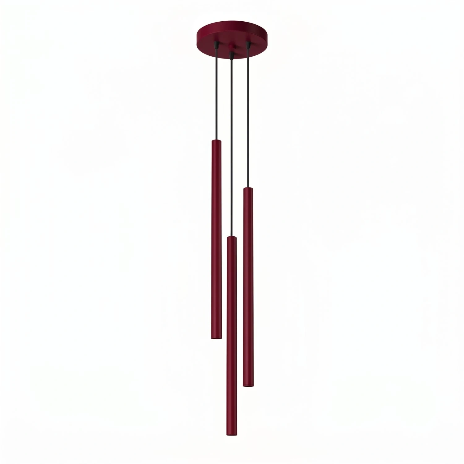 Lampa wisząca PASTELO 3P burgund