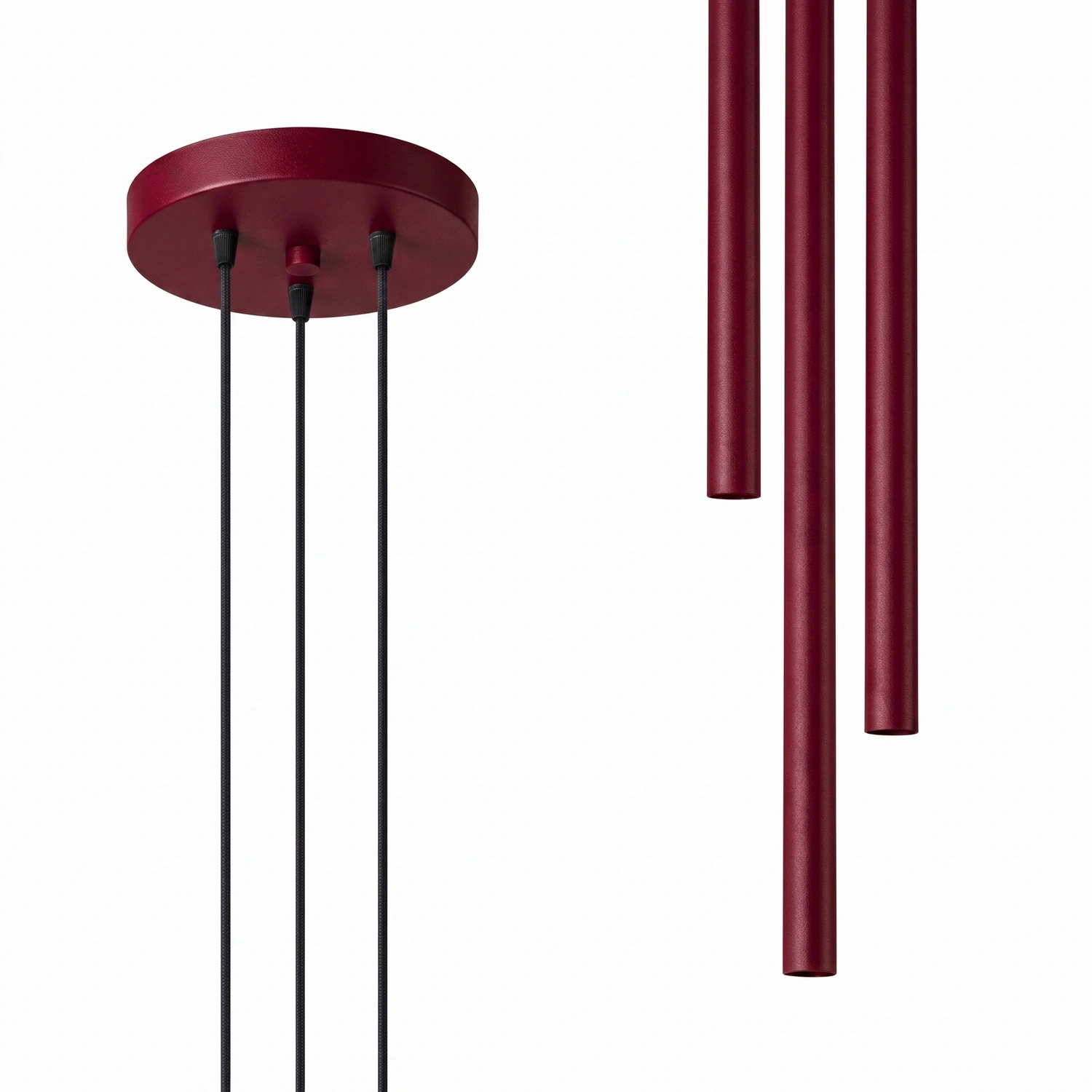 Lampa wisząca PASTELO 3P burgund - obrazek 6