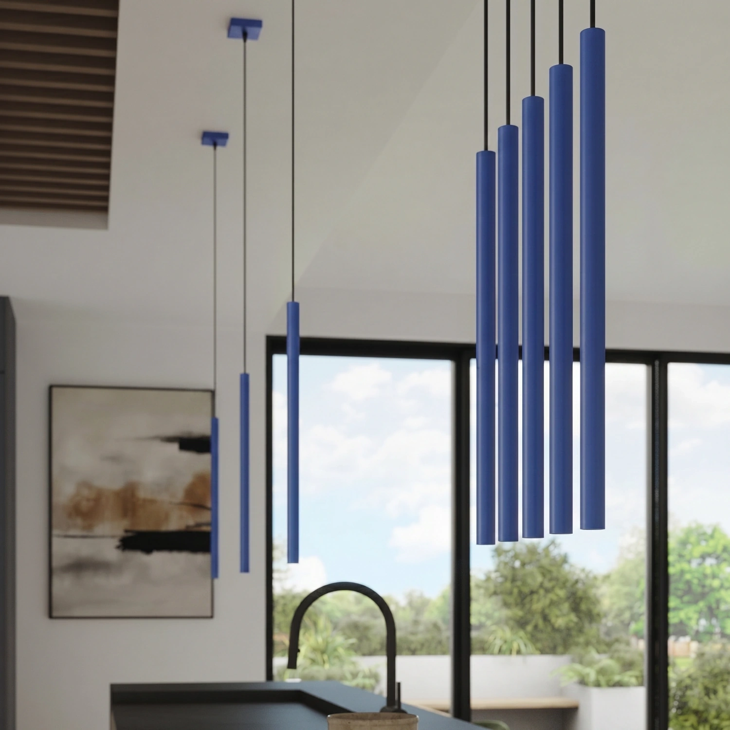 Lampa wisząca PASTELO 2 ultramaryna - obrazek 5