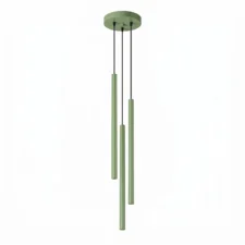 Lampa wisząca PASTELO 3P szałwiowa