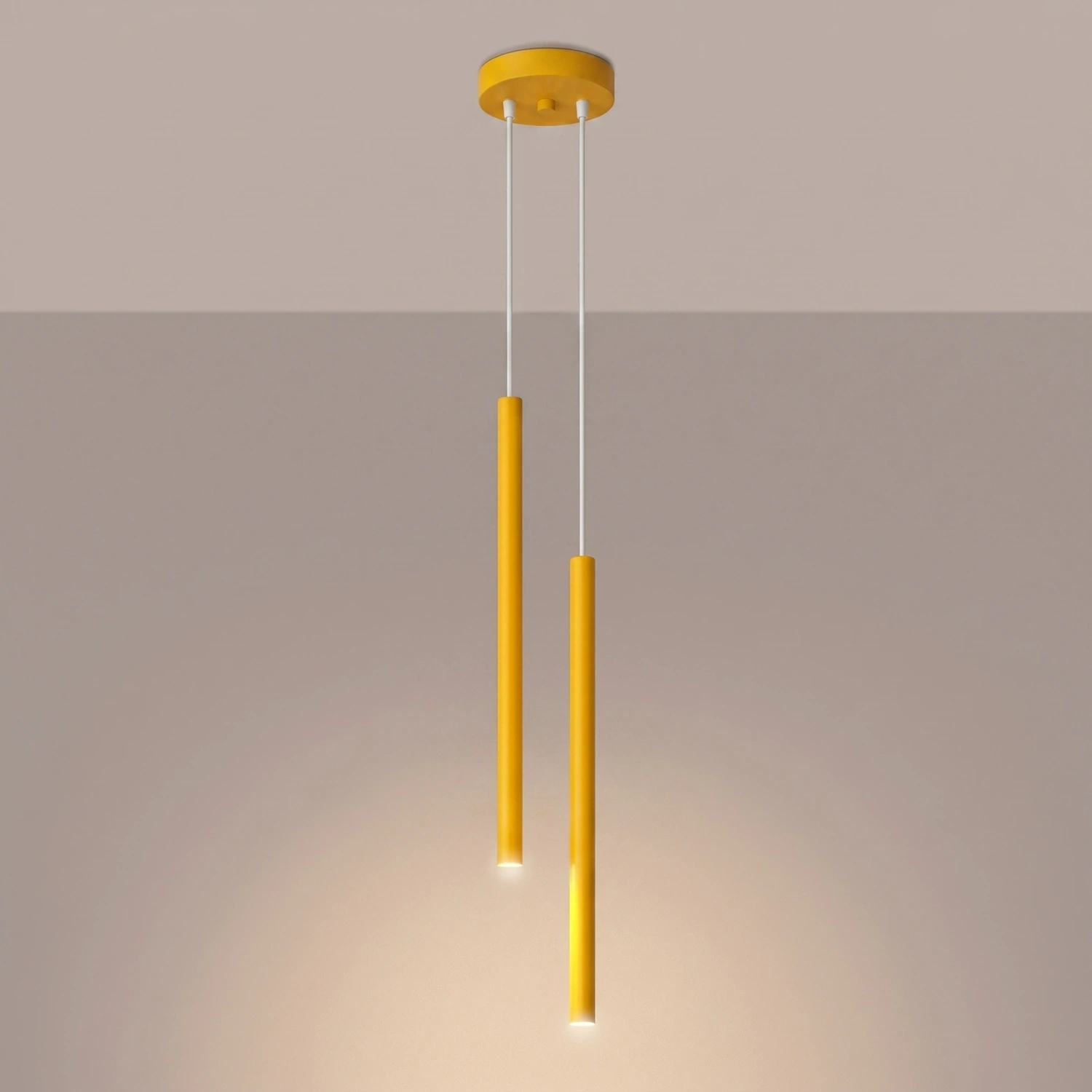 Lampa wisząca PASTELO 2 żółta - obrazek 8